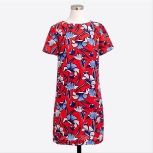 J. Crew floral shift dress, size 12